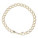 9ct Yellow Gold Curb Bracelet 7.5"