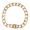 9ct Yellow Gold Curb Bracelet 8.5"
