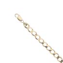 9ct Yellow Gold Curb Bracelet 8"