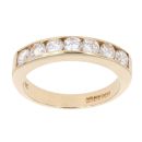 9ct Yellow Gold Cubic Zirconia Eternity Ring