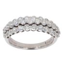 18ct White Gold 1.00ct Diamond Fancy Ring