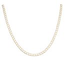 9ct Yellow Gold Square Curb Chain 18"