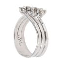 18ct White Gold 0.15ct Diamond Fancy Ring
