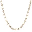 9ct Yellow Gold Button Chain 20"
