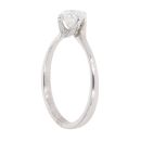 18ct White Gold 0.50ct Brilliant Cut Diamond Solitaire Ring