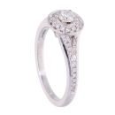 Vera Wang 18ct White Gold 0.45ct Vera Wang Diamond Cluster Ring