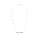 Sterling Silver Personalised Bar Engraved Necklace