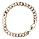 9ct Yellow Gold Curb Bracelet 9"