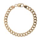 9ct Yellow Gold Curb Bracelet 9"