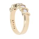 9ct Yellow Gold 0.60ct Diamond Five Stone Ring