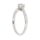 Platinum 0.57ct Brilliant Cut Diamond Solitaire Ring