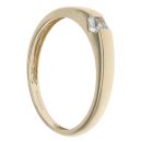 9ct Yellow Gold Aquamarine Single Stone Ring