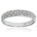 9ct White Gold Diamond Eternity Ring