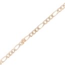 9ct Yellow Gold Figaro 7.5" Bracelet