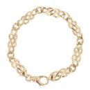 9ct Yellow Gold Celtic Bracelet 8.5"