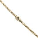 14ct Yellow Gold Monaco Spin Plain Lock Twist Chain 26"
