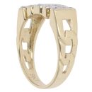 9ct Yellow Gold Cubic Zirconia Mum Ring