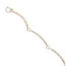 9ct Yellow Gold Fancy Bracelet 7.5"