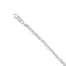 Silver Spiga Bracelet 7" By Icesia