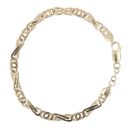 9ct Yellow Gold Fancy Bracelet 7.5"