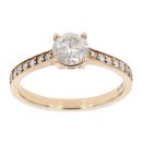 9ct Yellow Gold 1.20cts Certificated Diamond Solitaire Ring