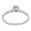 18ct White Gold 0.34ct Brilliant Cut Diamond Solitaire Ring