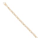 9ct Yellow Gold Cubic Zirconia Bracelet 7"