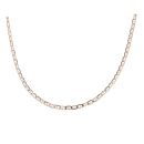 9ct Yellow Gold Flat Mariner Chain  18"