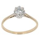 18ct Yellow Gold 0.40ct Brilliant Cut Diamond Solitaire Ring