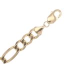 9ct Yellow Gold Fiagro Bracelet 8"