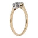 18ct Yellow Gold 0.33ct Diamond Trilogy Ring