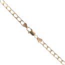 9ct Yellow Gold Square Curb Chain 16"