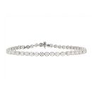18ct White Gold 4.56ct Diamond Tennis Bracelet