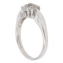 9ct White Gold 0.33ct Brilliant Cut Diamond Cluster Ring