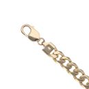 9ct Yellow Gold Curb Bracelet 8"