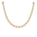 9ct Yellow Gold Plain Belcher Chain 22"