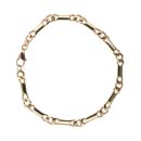 9ct Yellow Gold Fancy Bracelet 7.5"