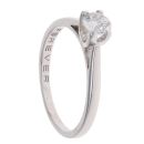 18ct White Gold 0.45ct Brilliant Cut Diamond Solitaire Ring