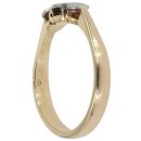 18ct Yellow Gold 0.10ct Diamond Trilogy Ring