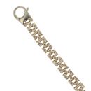 9ct Yellow Gold Fancy Bracelet 8"