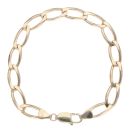 9ct Yellow Gold Curb Bracelet 8"