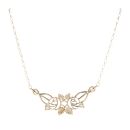 9ct Yellow Gold Rennie Mac Pendant And Chain 18"