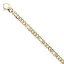 9ct Yellow Gold Fancy Bracelet 7"