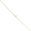 9ct Yellow Gold 0.10ct Diamond Fancy Pendant And Chain 18"