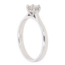 18ct White Gold 0.65ct Brilliant Cut Diamond Solitaire Ring