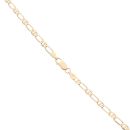 9ct Yellow Gold Figaro Chain 18"