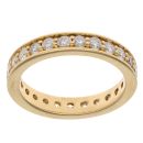 18ct Yellow Gold 1.25ct Brilliant Cut Diamond Full Eternity Ring