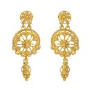 22ct Yellow Gold Earrings in Filligree Design
