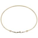 9ct Yellow Gold Square Fancy Hinged Bangle