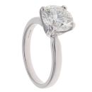 Platinum 3.01ct Brilliant Cut Diamond Solitaire Ring